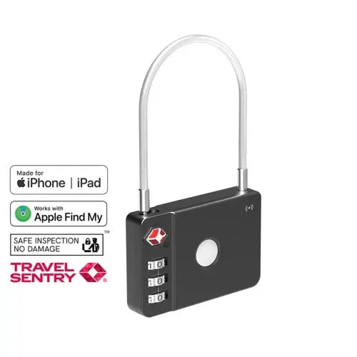 MiLi MiLock Anti Loss Luggage Lock - Black - Tashqila MiLi MiLock Anti Loss Luggage Lock - Black - Tashqila